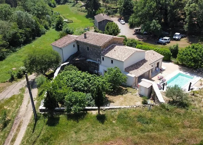 Ferienhaus Cevennes Mas Renove Confort Piscine Nature *
